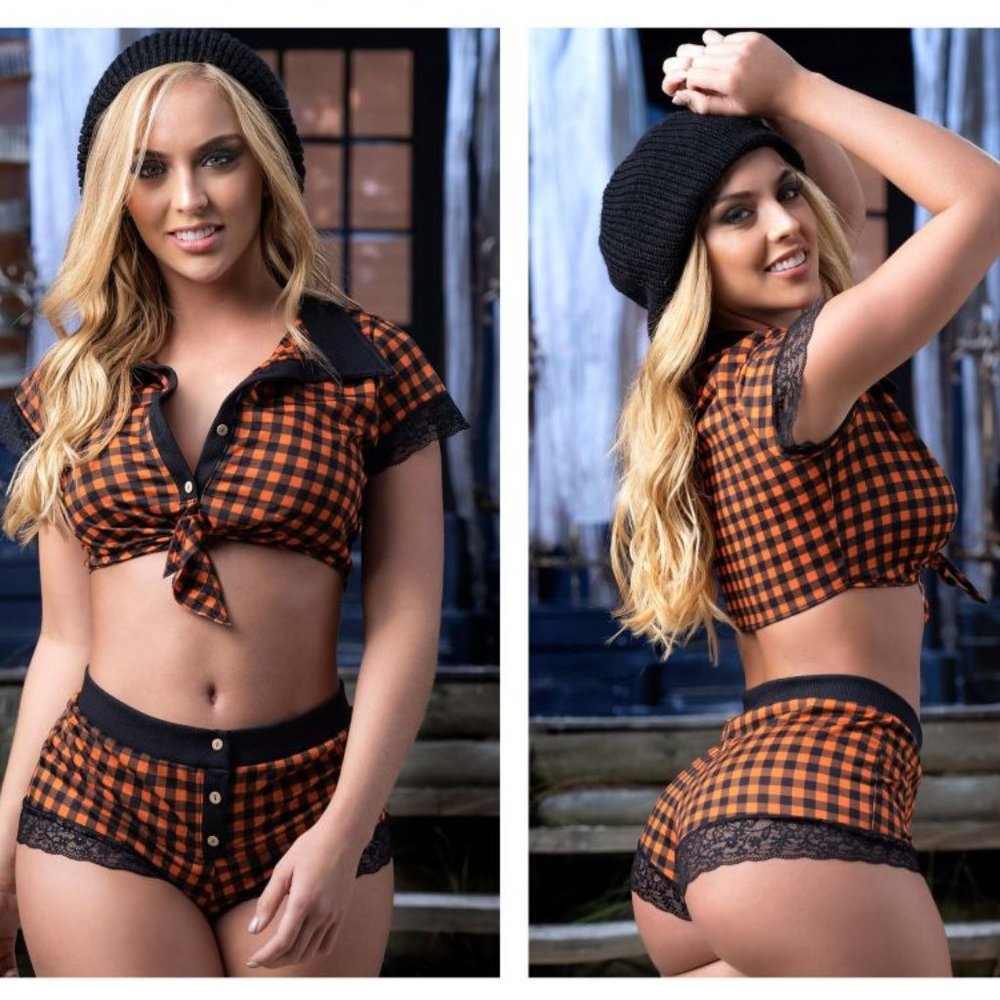 Mapale 7406 Two Piece Pajama Set. Top and Shorts